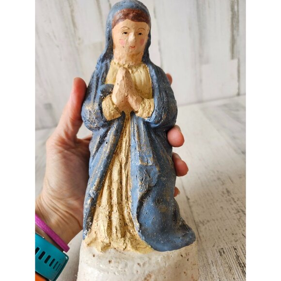 Teena flanner Virgin Mary Midwest canyon Nativity Xmas religious statue large fi - Picture 6 of 9
